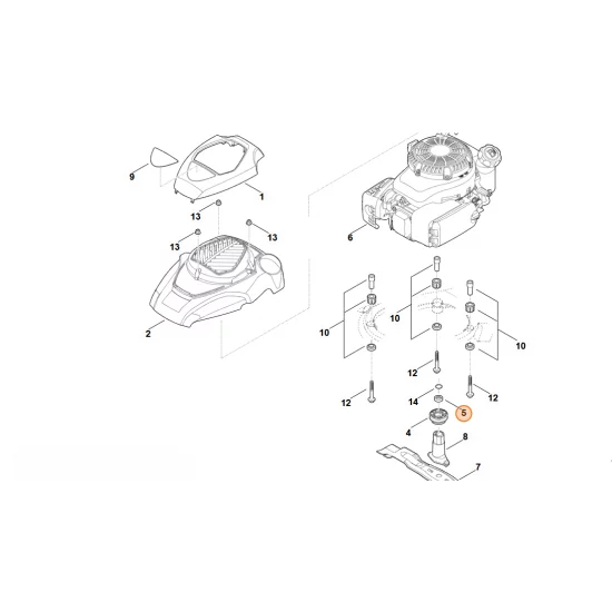 Stihl  Tulejka odległościowa 6360 764 2801